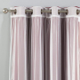 one way vision curtains cortinas black out white sheer curtain
