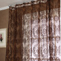 Home textiles 100% Polyester luxury window latest design arab style curtains