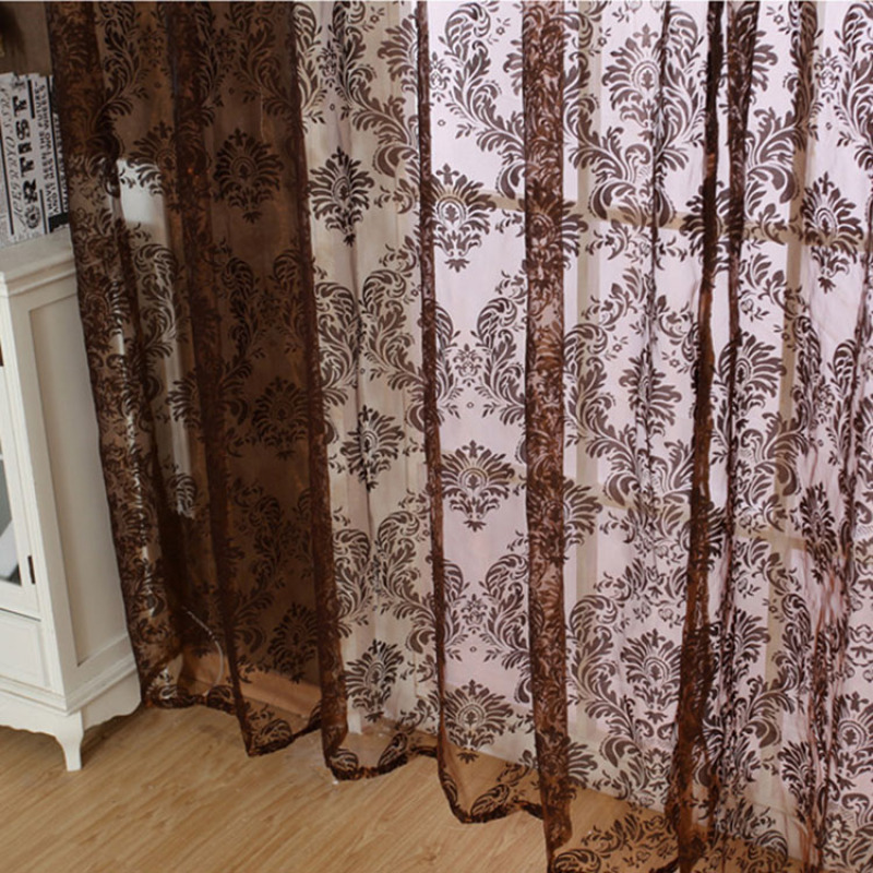 Home textiles 100% Polyester luxury window latest design arab style curtains