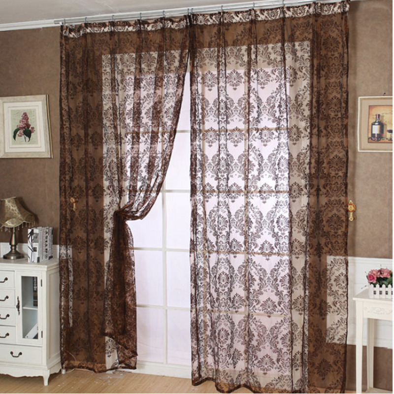 Home textiles 100% Polyester luxury window latest design arab style curtains