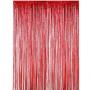 Party Backdrop Decorations Shimmer Curtains Metal Fringe Metallic Silver Curtains 2M Foil Curtain Birthday Wedding Christmas