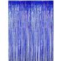 Party Backdrop Decorations Shimmer Curtains Metal Fringe Metallic Silver Curtains 2M Foil Curtain Birthday Wedding Christmas