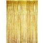 Party Backdrop Decorations Shimmer Curtains Metal Fringe Metallic Silver Curtains 2M Foil Curtain Birthday Wedding Christmas