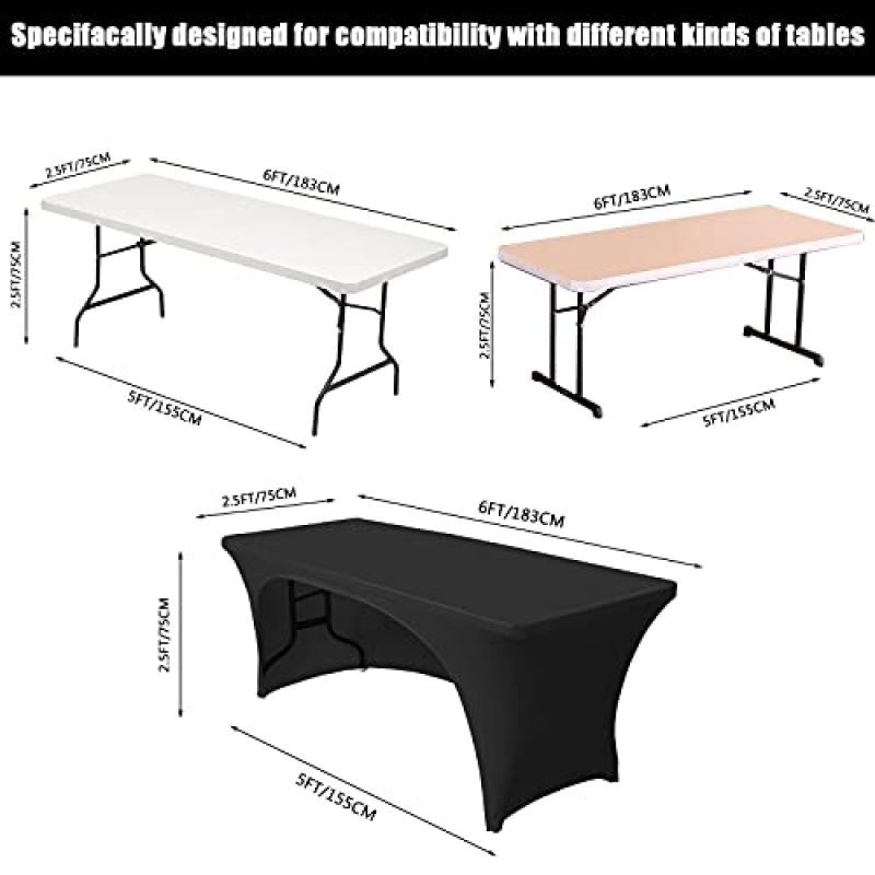 Wedding Spandex Table Cover polyester 52x52 fitted plain Table Cloth spandex fitted tablecloth rectangular gray
