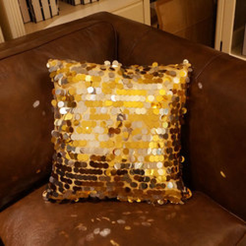 60Cm X 60Cm Coshion Cover Cushion, Sequin Hand Woven Pillow Covers/