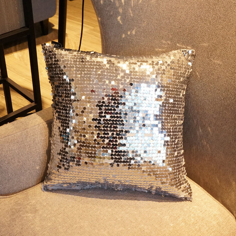 60Cm X 60Cm Coshion Cover Cushion, Sequin Hand Woven Pillow Covers/