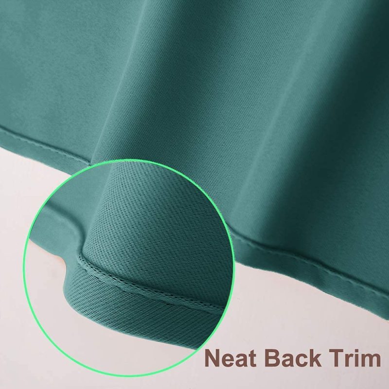 Modern Blackout Curtains For Living Room Bedroom Window Treatment Blinds Finished Drapes Solid Color Kitchen Curtains Custom