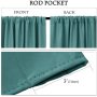 Modern Blackout Curtains For Living Room Bedroom Window Treatment Blinds Finished Drapes Solid Color Kitchen Curtains Custom