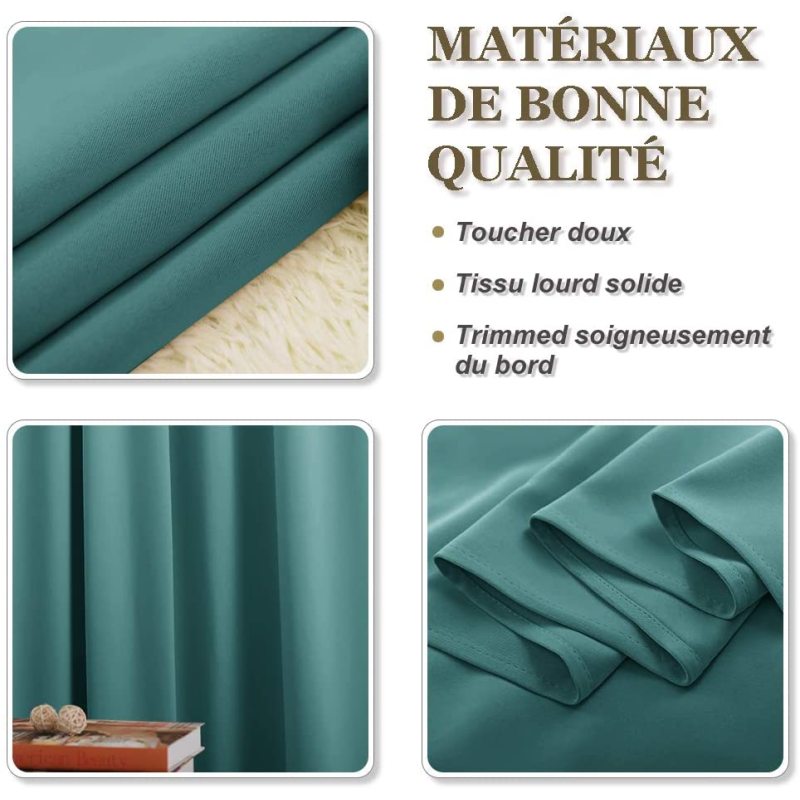 Modern Blackout Curtains For Living Room Bedroom Window Treatment Blinds Finished Drapes Solid Color Kitchen Curtains Custom