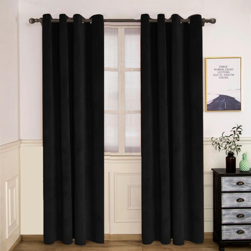 wholesale living room stock lot black out curtains