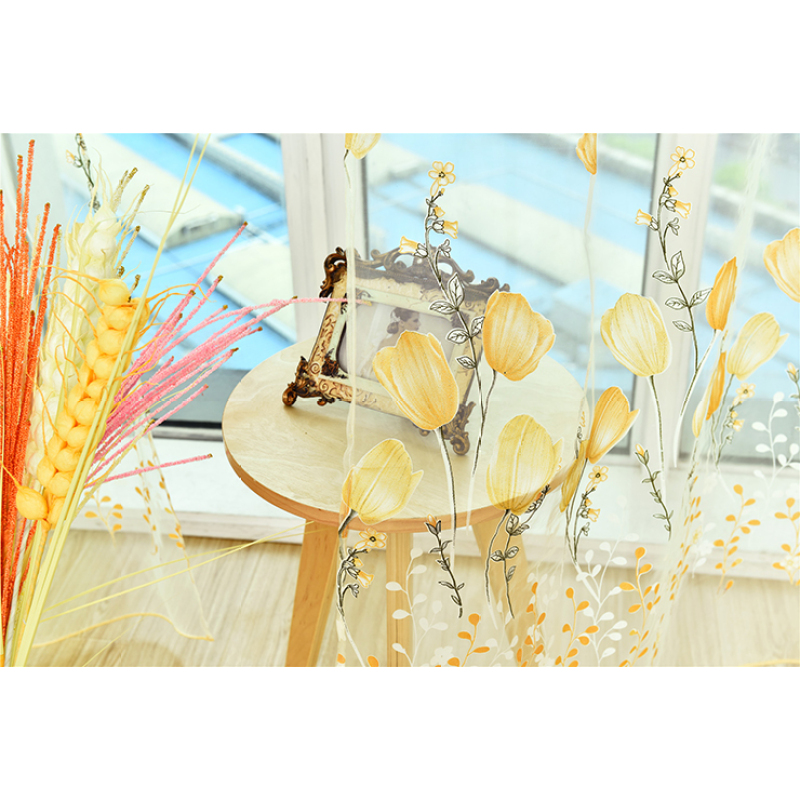 Amazon Top Seller 2019 Rideau de porte de cuisine en tissu transparent, Muestra Gratis De Productos Voile Rideaux Cuisine/