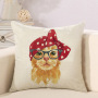 Listening To The Music Of The Cat Sofa Car Pad Waist, Cotton And Cat Cat Pillow Pillowcase Explosion Models /