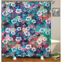Drop Shipping Polyester Shower Curtainsnew design fashion printed polyester 3d shower curtains for bathroom/