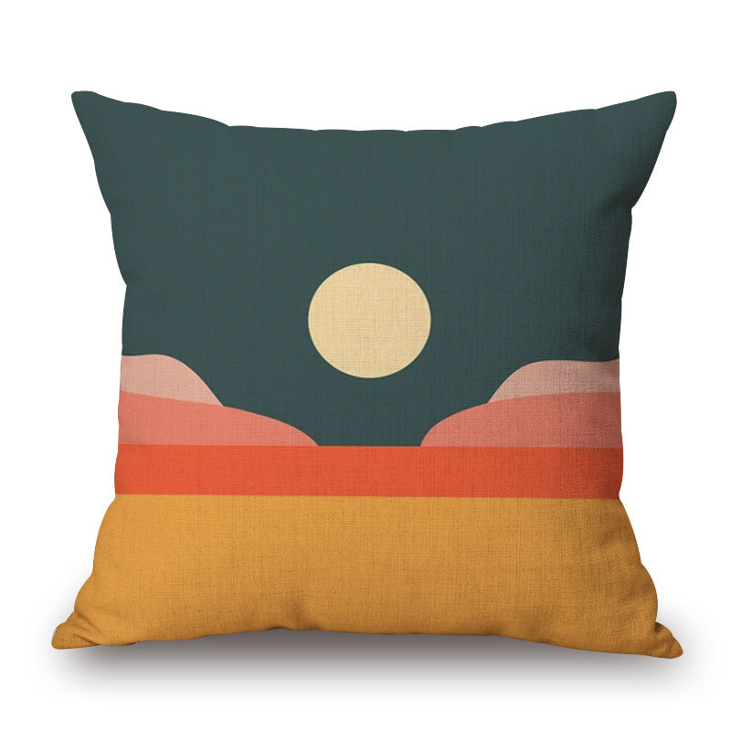 Nordic Simple Geometric Pillow Cotton and Hemp Texture Sofa Display Pillow,Knitted Cushion Cover Home Decor/