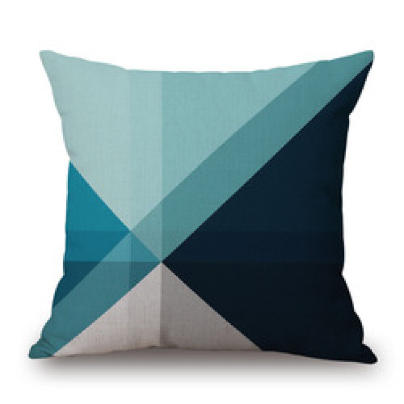 Nordic Simple Geometric Pillow Cotton and Hemp Texture Sofa Display Pillow,Knitted Cushion Cover Home Decor/