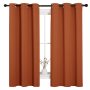 Wholesale blackout curtains brown plain black silk blackout curtain portable travel blackout curtains for the living room