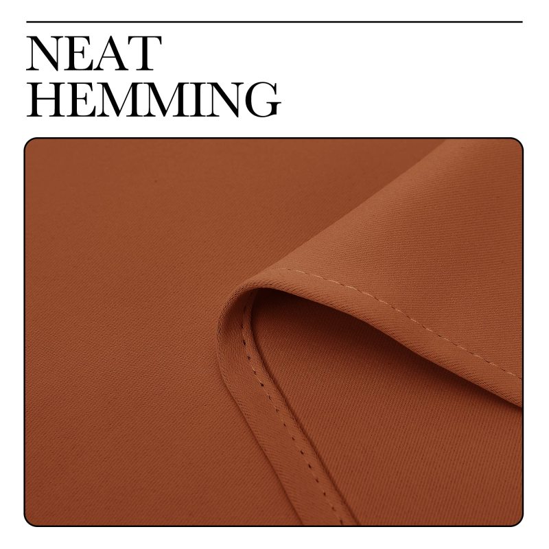 Wholesale blackout curtains brown plain black silk blackout curtain portable travel blackout curtains for the living room