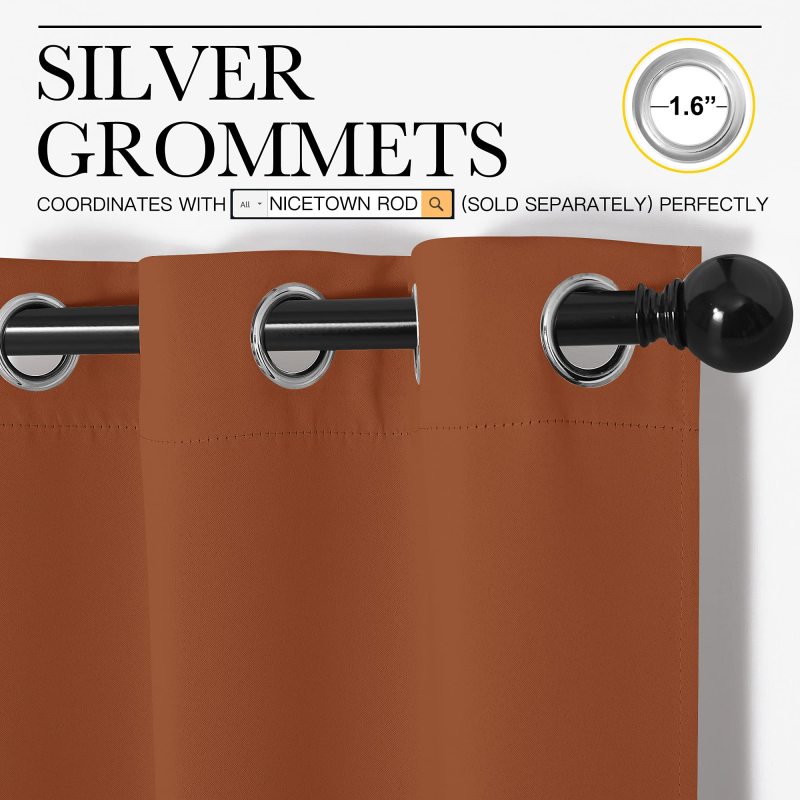 Wholesale blackout curtains brown plain black silk blackout curtain portable travel blackout curtains for the living room