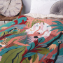 Forest Dancer Throw Blanket Multifunction 2 Sides Sofa Covers Cobertor Tassel Dust Cover Air Conditioning Blankets For Bed/
