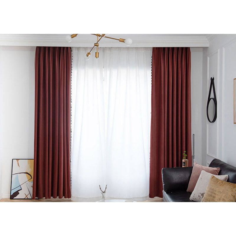 100% Blackout Curtains 2 Panels Faux Linen Curtains Blush Pink Room Darkening Curtains 52 X 84 Inches Thermal Insulate