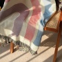 Throw Thread Blanket with Tassel for Bed Sofa Plaid Travel Car Airplane Nap Blankets Soft Wall Tapestry Bedcover Mantas Koc /