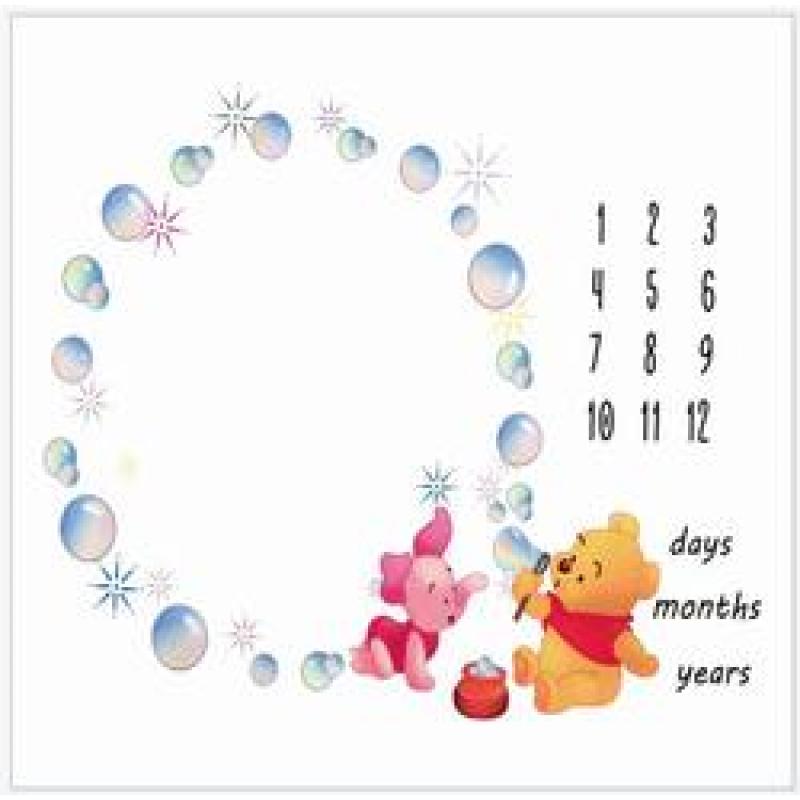 Amazon foreign trade hot baby milestone blanket baby photo prop blanket/
