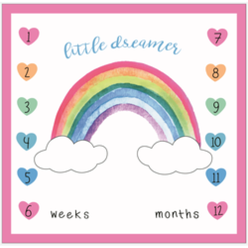 Amazon foreign trade hot baby milestone blanket baby photo prop blanket/