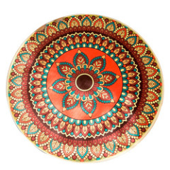 Cartoon round carpet Bohemian style study room living room coffee table bedroom floor mats gaming chair cushions/