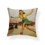 Character Girl Cartoon Cushion Cover Sexy Cactus Cowboy Pillow Case Western,Bohemian Decoration Throw Pillow Cases/