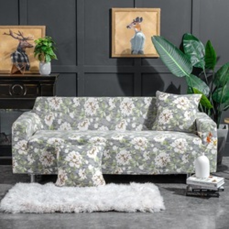 Slipcover Stretch Slip-Resistant Universal Sofa Covers Elastic Full Couch Cover Sofa Towel Single/Two/Three/Four-Seat/