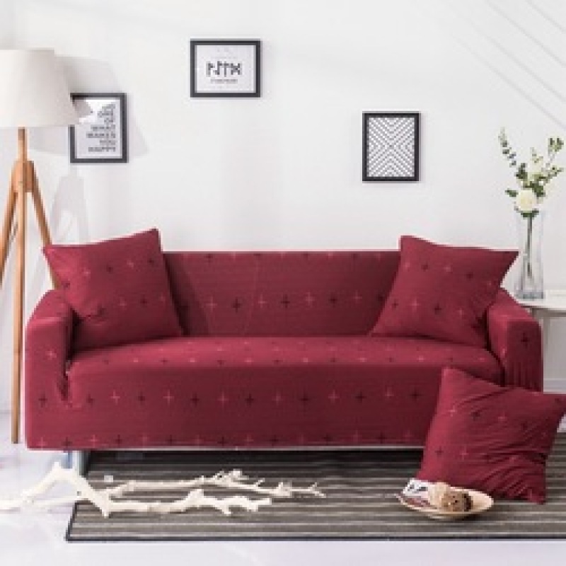 Slipcover Stretch Slip-Resistant Universal Sofa Covers Elastic Full Couch Cover Sofa Towel Single/Two/Three/Four-Seat/