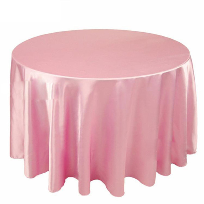 Polyester Round White Tablecloth For Wedding Hotel Table Cloth Table Cover Overlay tapetes nappe mariage Tablecloth Black