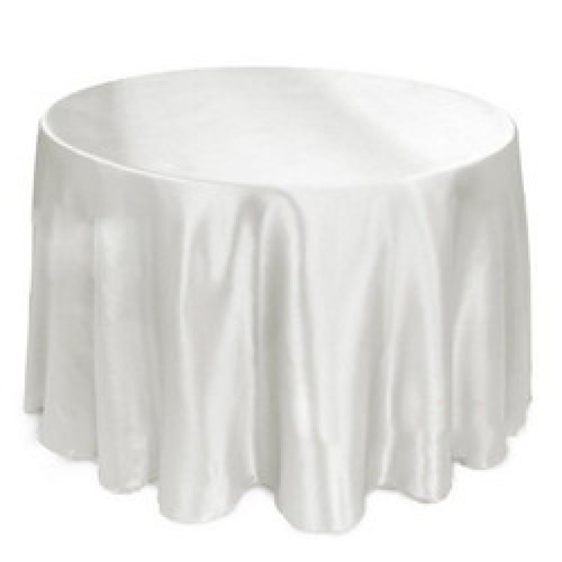 Polyester Round White Tablecloth For Wedding Hotel Table Cloth Table Cover Overlay tapetes nappe mariage Tablecloth Black