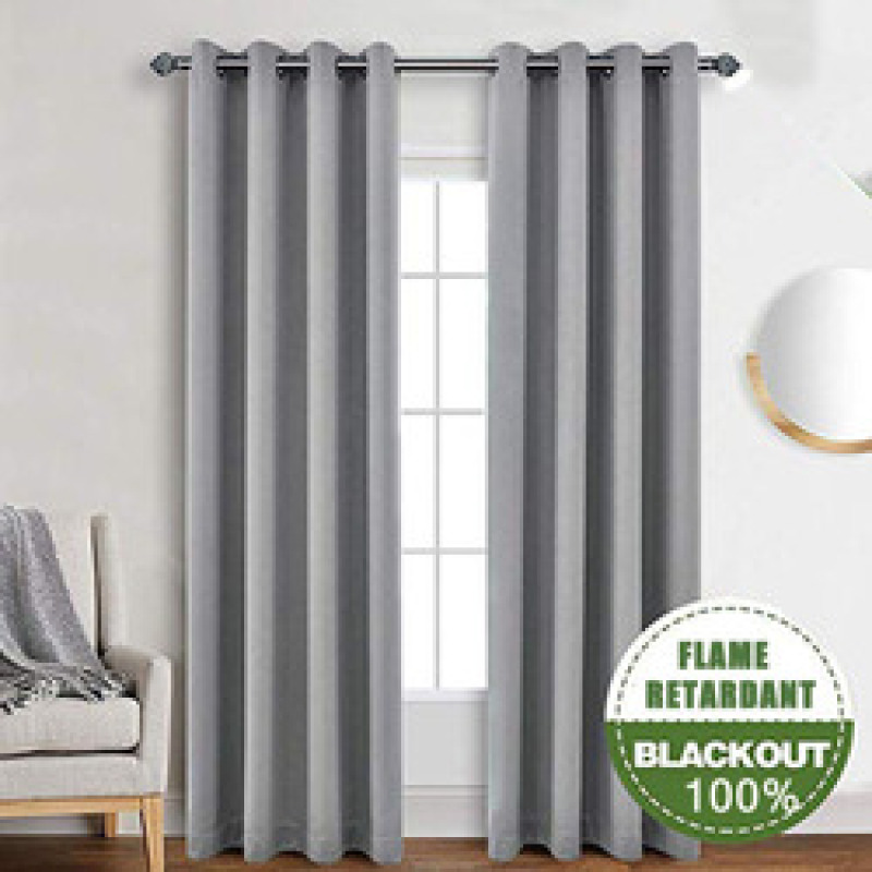 modern living room windows Hotel curtains and drapes,Ready Made Flame Retardant Solid 100% Blackout Hotel Curtains