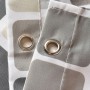 Waterproof Shower Curtain with 12 Hooks Mosaic Printed Bathroom Curtains Polyester Cloth Bath Curtain for Bathroom Decoration/