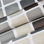Waterproof Shower Curtain with 12 Hooks Mosaic Printed Bathroom Curtains Polyester Cloth Bath Curtain for Bathroom Decoration/