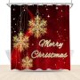 Clear Hotel 3D Shower Curtain, Famous Zhejiang Christmas Shower Curtain*