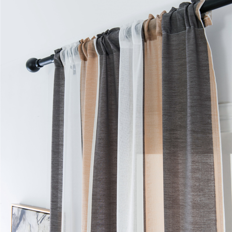Productos Mas Vendidos En China Linen Cortinas, Online Store Guangzhou Window Curtain Sheer Panels/