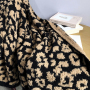 Nordic Style  Leopard print comfortable blanket beautiful pattern, thick blanket,/