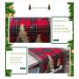 Wholesale Christmas Tree and Deer buffalo plaid table runner for Family Christmas Holiday Christmas Dinner Party