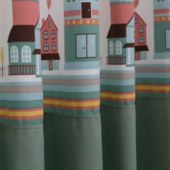 Contener home curtains for the living room fabric cortina infantil, Made in China latest curtains for boys room