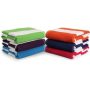 High water absorption, light weight cotton towel, 6 pieces, striped beach towel/