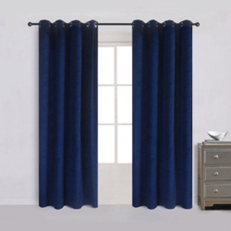 Europa Velvet Curtain Fabric Rideaux Curtain, Online Sale Bedspread And Matching Rideaux Bleu/