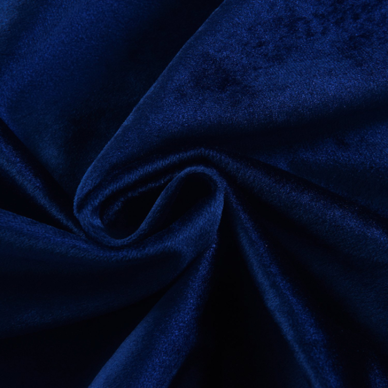 Europa Velvet Curtain Fabric Rideaux Curtain, Online Sale Bedspread And Matching Rideaux Bleu/