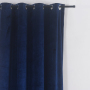 Europa Velvet Curtain Fabric Rideaux Curtain, Online Sale Bedspread And Matching Rideaux Bleu/