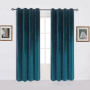 Europa Velvet Curtain Fabric Rideaux Curtain, Online Sale Bedspread And Matching Rideaux Bleu/