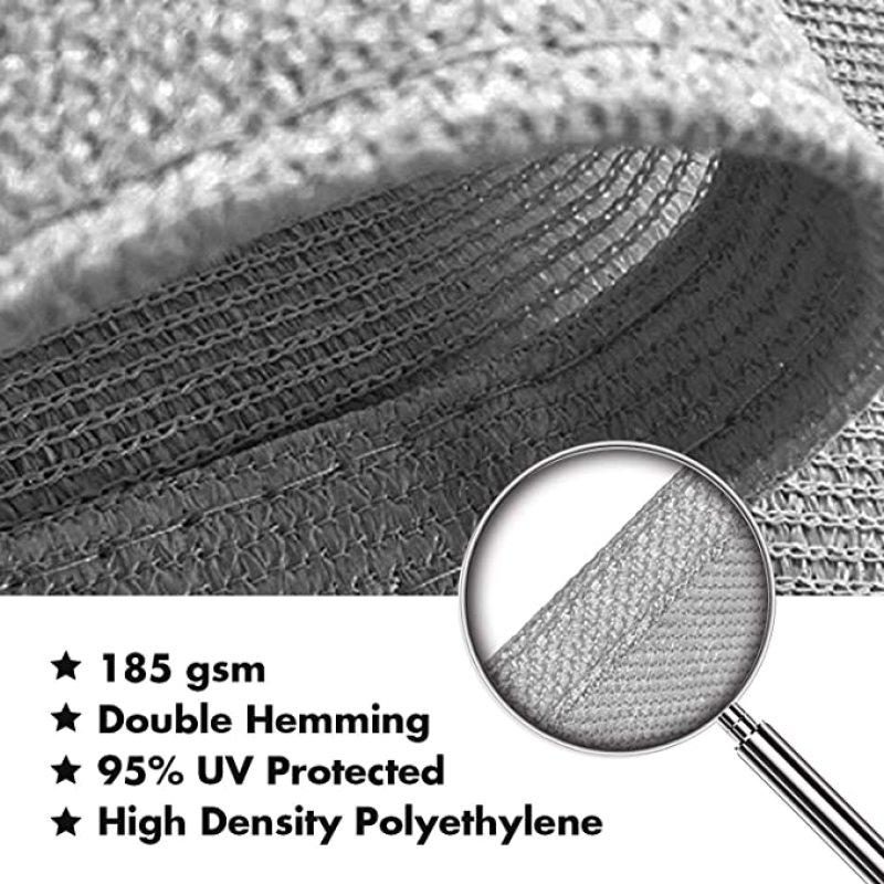 Amazon thermal waterproof sun shade net, outdoor sun shade sail/