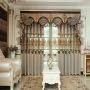 Ready Made Homes Hotel Embroidery Fabric, Best Selling Velvet Embroidery Curtain For Livingroom/