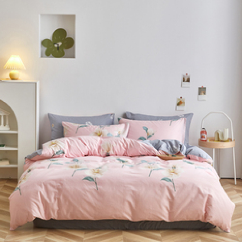 4 Pcs Bedsheets Bedding Set for Kids/ 100% Cotton Bedding Comforter Sets, Cheap Queen Size Adult Cartoon Modern 80 YK 1set 300tc