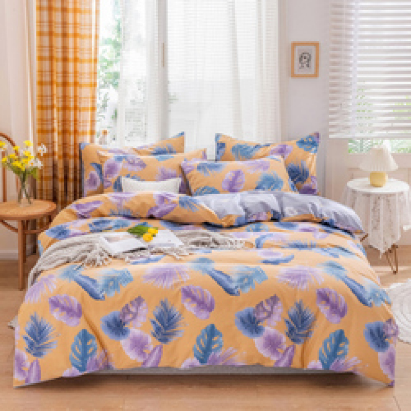 4 Pcs Bedsheets Bedding Set for Kids/ 100% Cotton Bedding Comforter Sets, Cheap Queen Size Adult Cartoon Modern 80 YK 1set 300tc